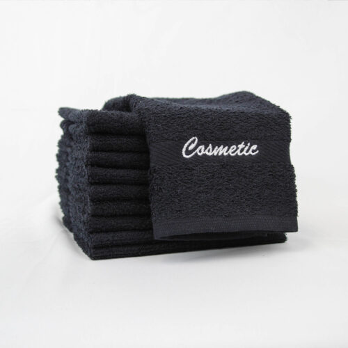 black makeup towels, black makeup remover towels, cosmetic washcloth, makeup washcloths