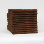 12x12 Standard Brown Color Washcloths