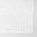 Closeup of 12x12 Economy White Washcloths in Bulk