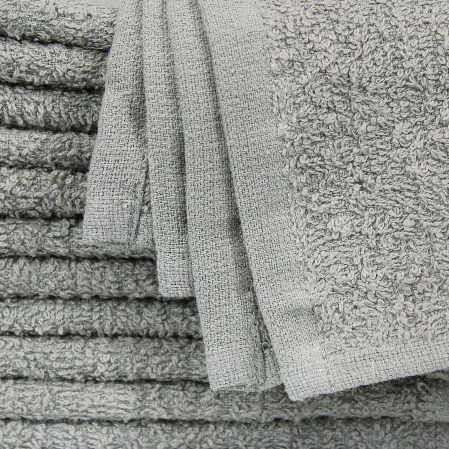 12x12 Standard Grey Color Washcloths