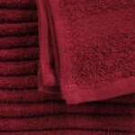 12x12 Standard Maroon Color Washcloths