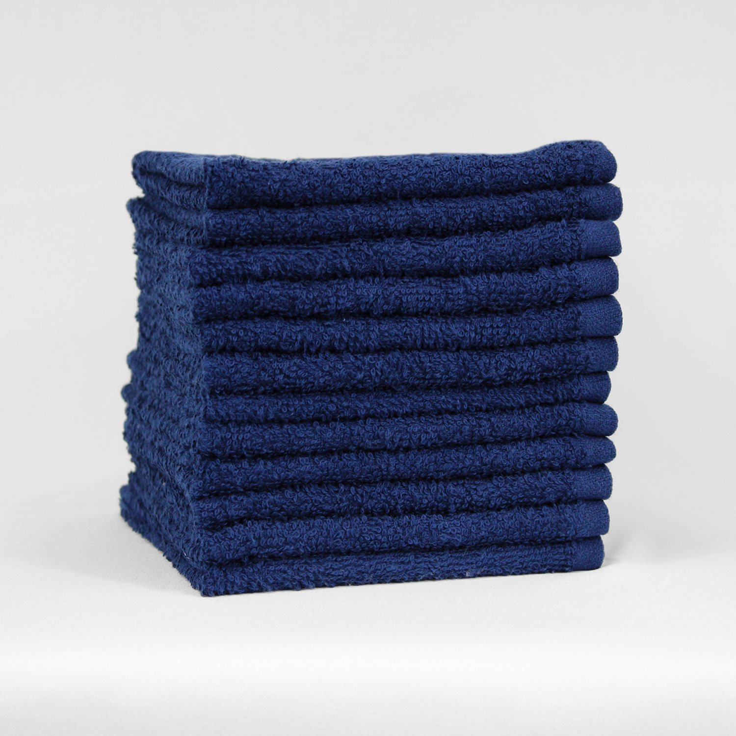 12x12 Standard Navy Color Washcloths