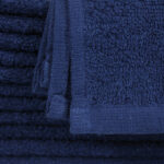 12x12 Standard Navy Color Washcloths