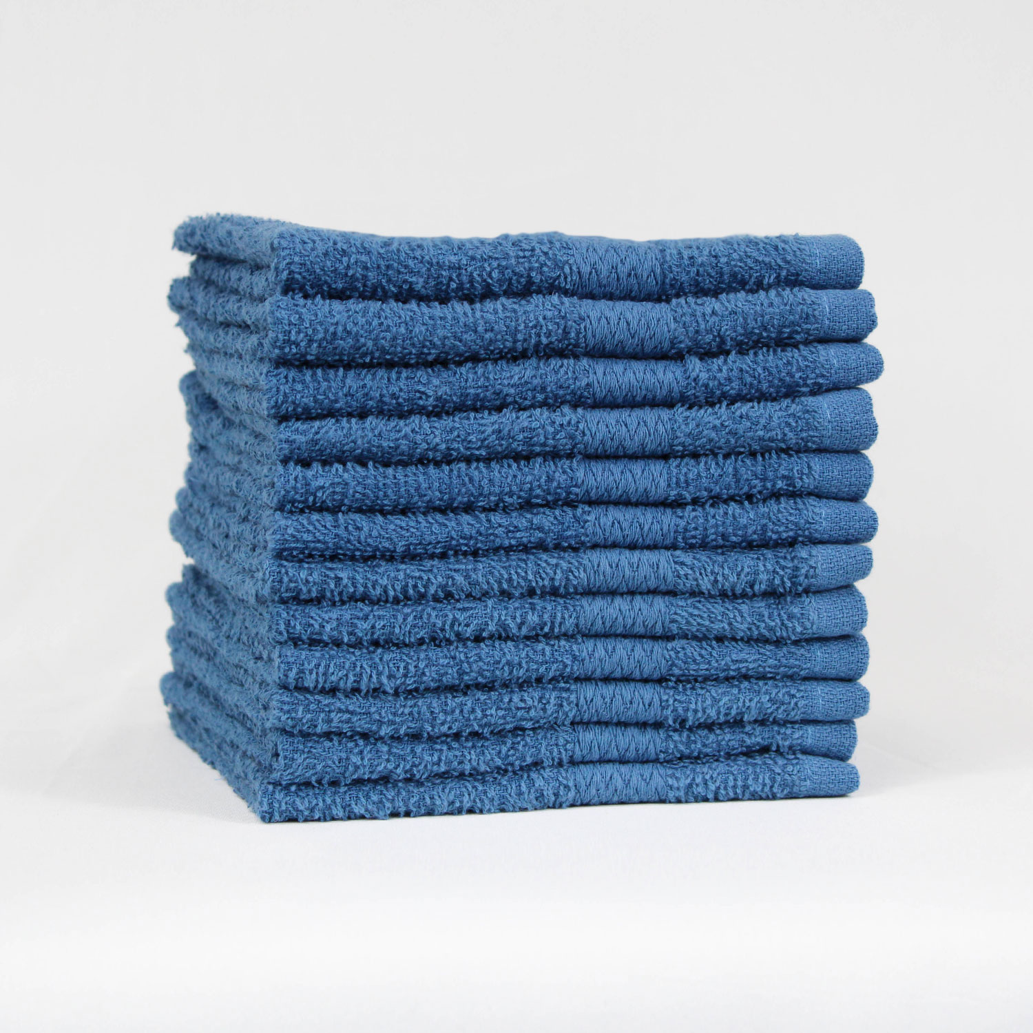 12x12 Standard Porcelain Blue Color Washcloths