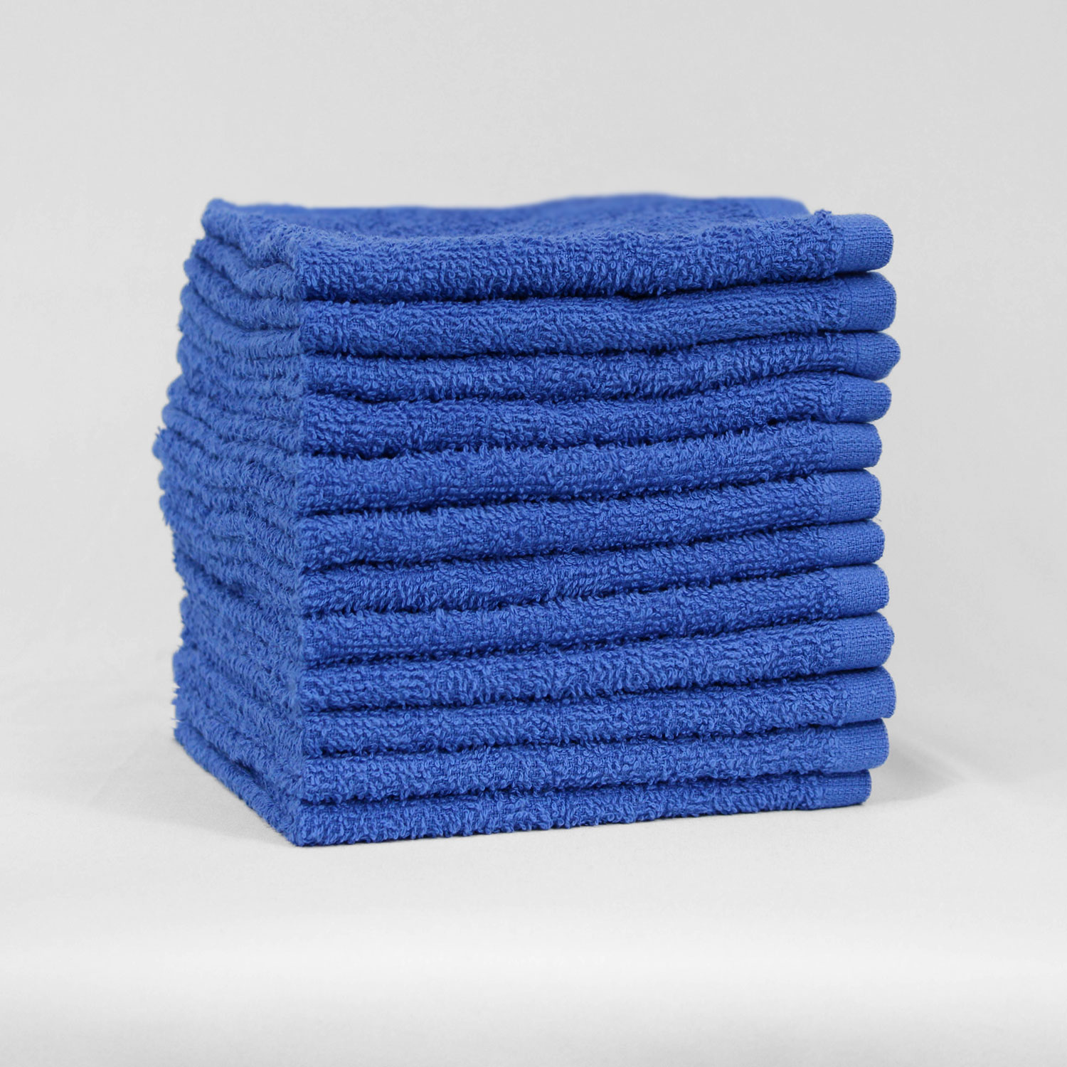 12x12 Standard Royal Blue Color Washcloths