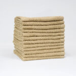 12x12 Standard Tan Color Washcloths