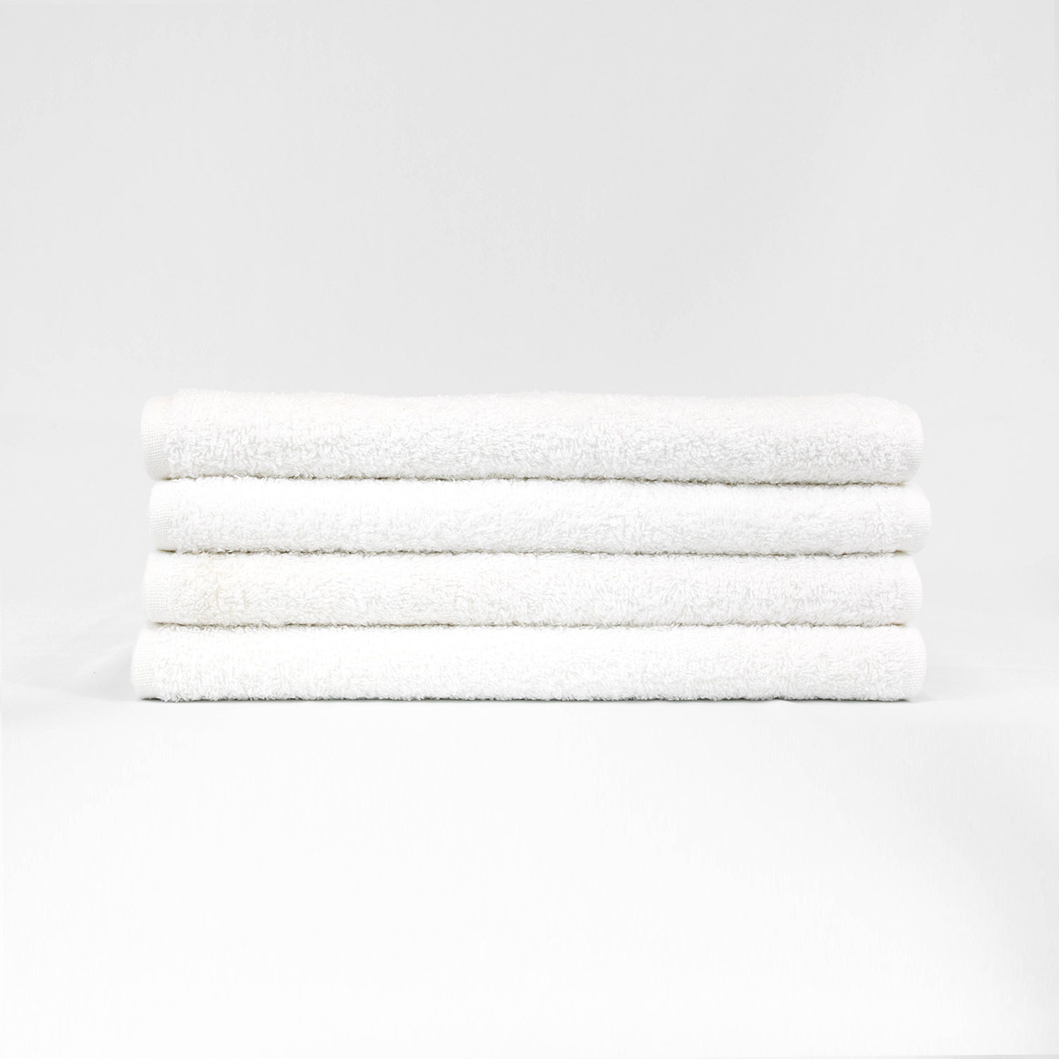 12x44 White Fitness Towels