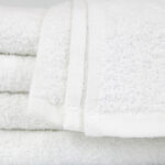 12x44 White Fitness Towels