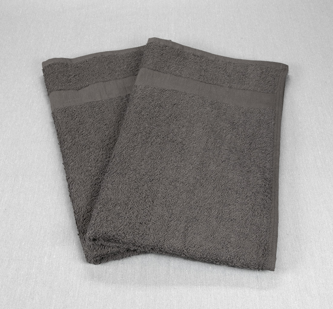 Charcoal Grey Bleach-Resistant Hand Towels