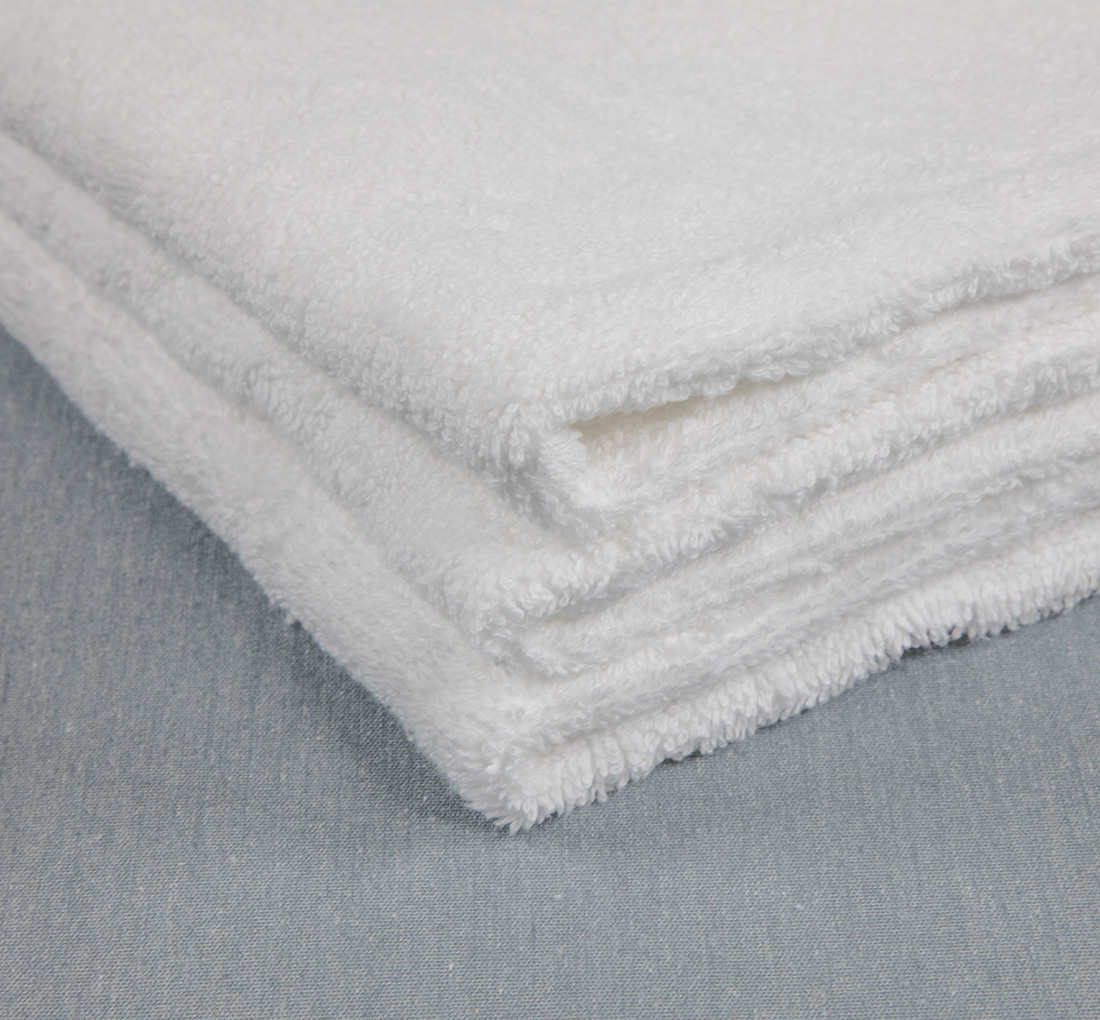 White 30 x 60 Wholesale Hotel Motel Pool Towels 100% Cotton