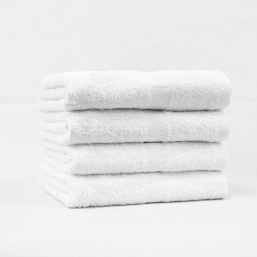 Stack of 16x27 White Premium Hand Towels