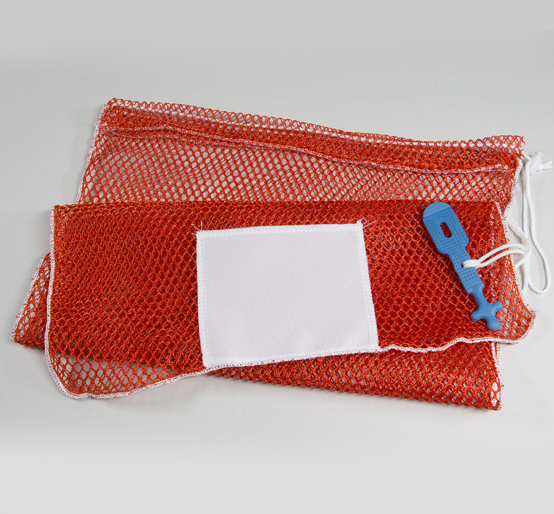 Mesh Laundry Bag with Rubber Closure, Buy Wholesale