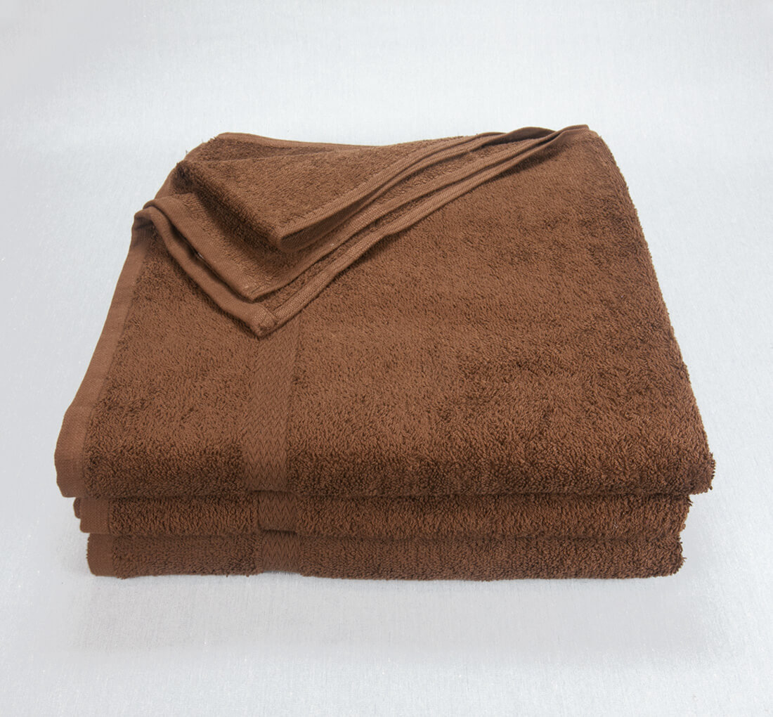 27x52 Brown Bath Towel 12lb