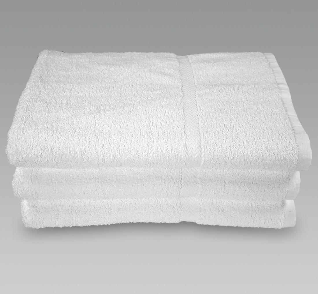 Caddy Towels, Super Gym Towels, White with Stripes - Wholesale Towel, Inc.