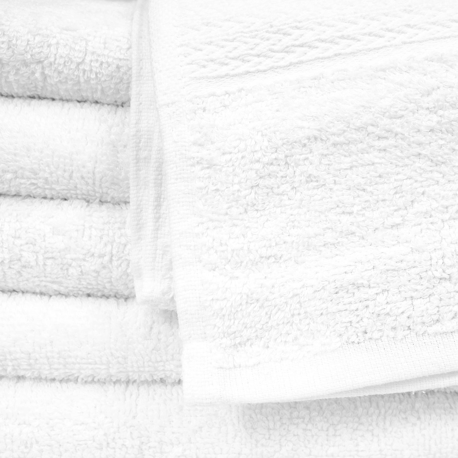 Closeup of 35x70 Premium White Bath Sheets