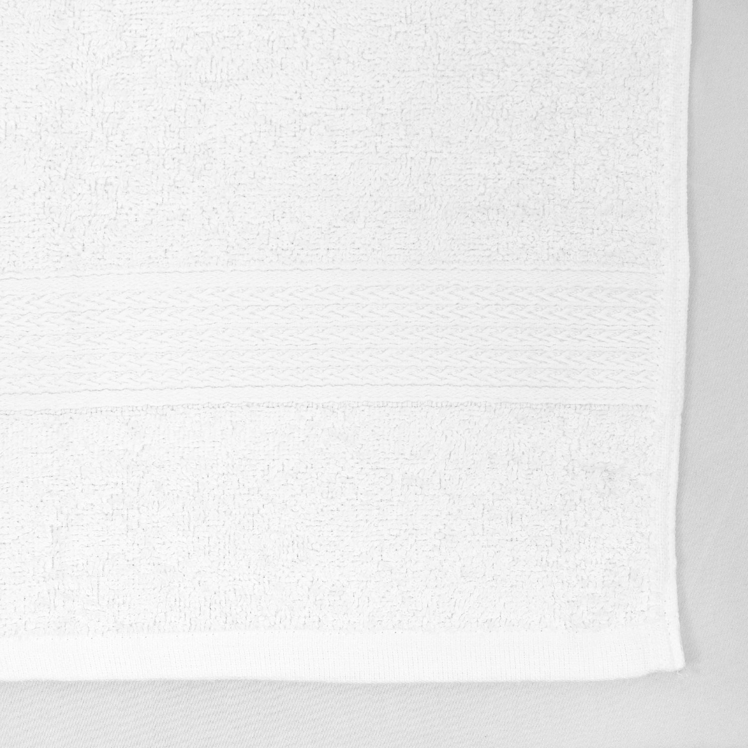 Closeup of 35x70 Premium White Bath Sheets