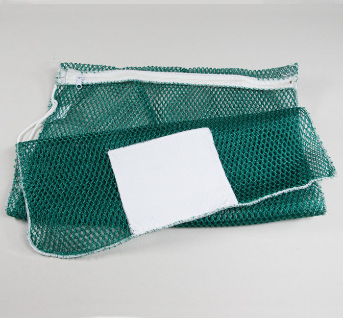 Texon Towel 20x30 Mesh Zippered Laundry Bag - Green