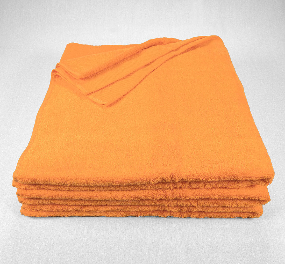 Yellow Horizontal Bulk Beach Towels 36 x 68 - Save $199 in Bulk - 24  Beach Towels Wholesale Set - Soft Plush Gym Bath Hotel & Pool Towel -  Durable