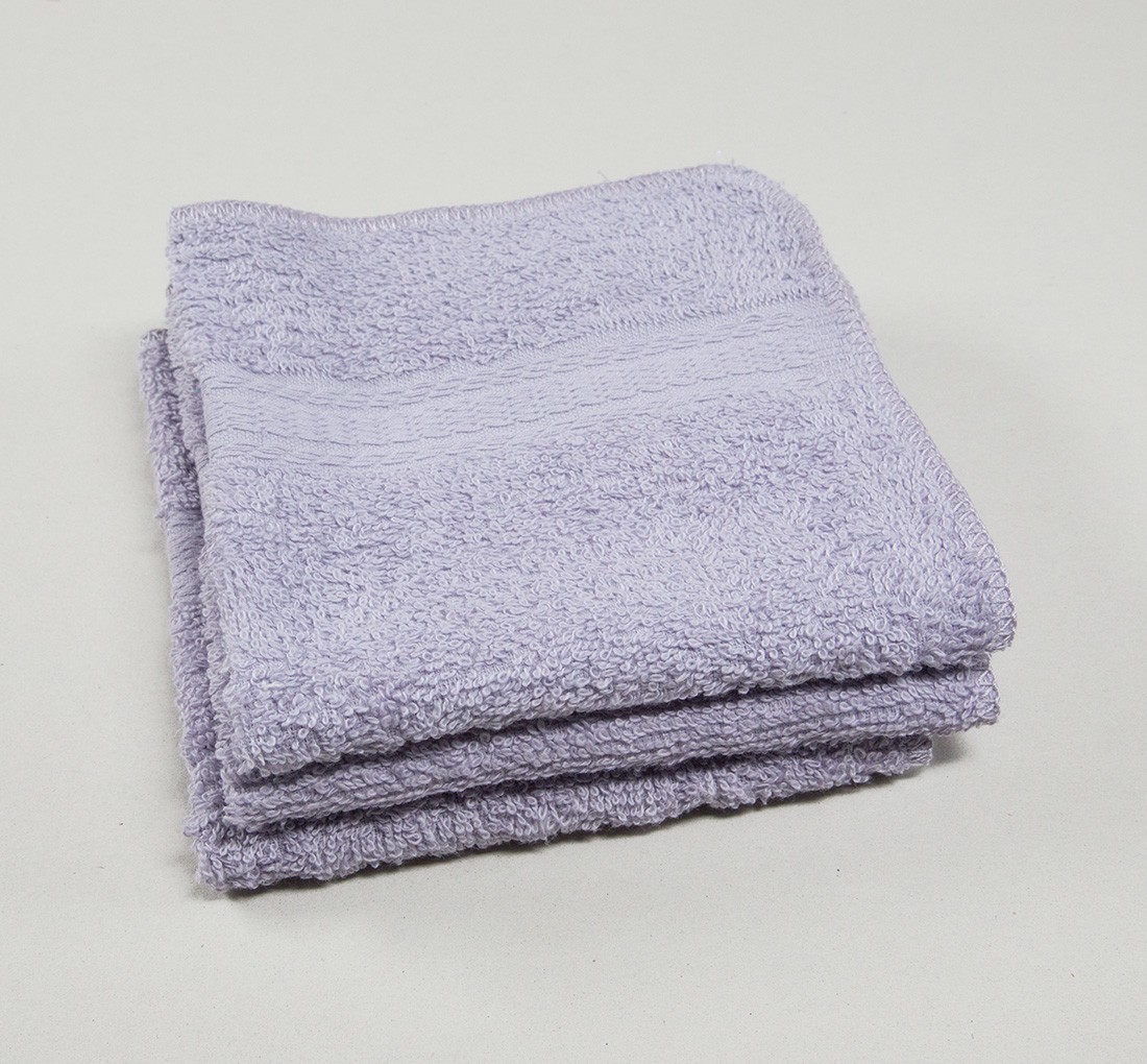 12x12 Premium Color Washcloths - 1 lb/dz - Steel Gray