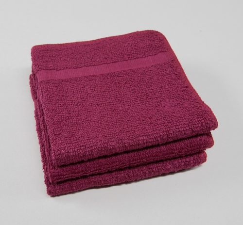 12x12 Plum Color Premium Washcloth